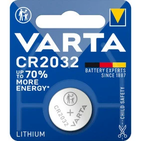 Batterij CR2032 3V 220mAh Lithium knoopcel blisterverpakking