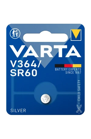 Batterij V364 / SR60 1.55V 16mAh Zilveroxyde knoopcel blisterverpakking