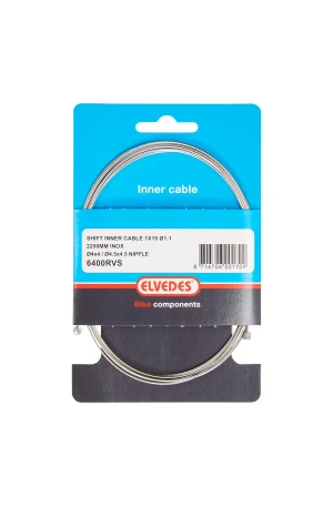Elvedes binnenkabel Derailleur 2250mm N+T Nippel RVS 6400RVS