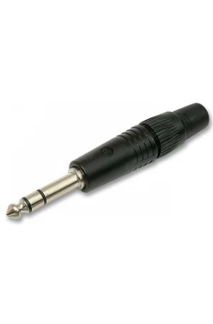 Jackplug 6.35mm 3-polig stereo