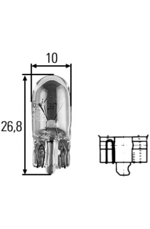 Lamp 24V-5W Steek W2,1x9,5D