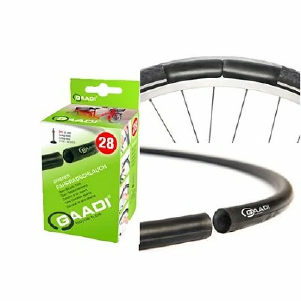 Gaadi Binnenband 28" (32/37-622/635) DV/HV 40mm met 2 uiteinden - Afbeelding 2