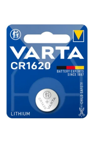 Batterij CR1620 3V 70mAh Lithium knoopcel blisterverpakking