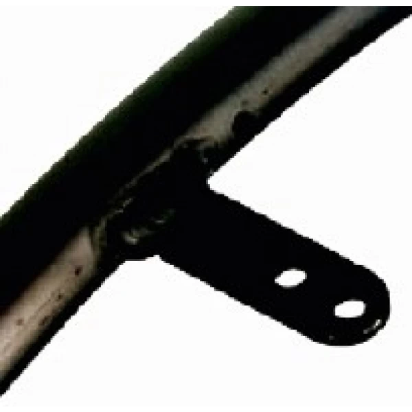 Hoepel 20 inch zwart aluminium 4-Lips