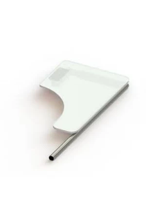 Werkblad College Plexiglas 8mm, 480x295 incl. gaten excl. galg en ontvangstbuis