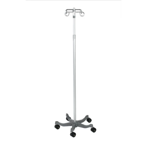 Infuusstandaard met wielen in hoogte verstelbaar 117-203 cm