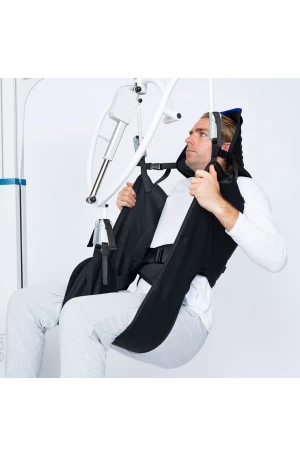 Toilet Tilband Hoofdsteun & Buikfixatie Visuele Clip Maat XXL