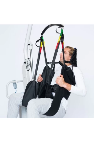 Toilet Tilband Hoofdsteun & Buikfixatie met Lussen Maat L