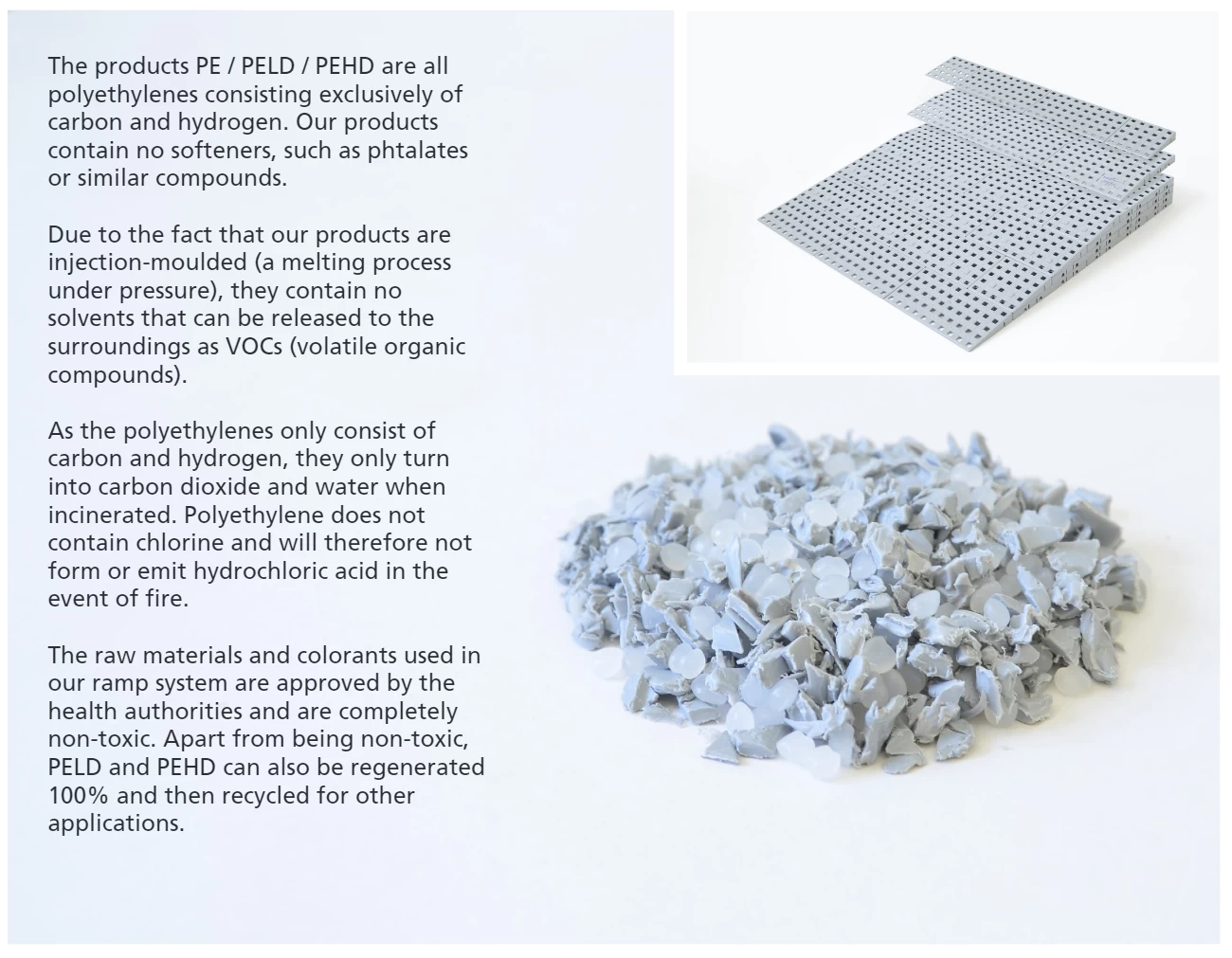Drempelhulp platform-kit voor binnengebruik 75 x 75cm, hoogte 18 - 19,6 centimeter - Afbeelding 5