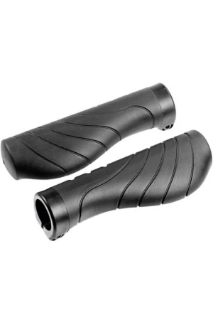 Handvat Ergotec Kyoto Kraton 133mm zwart rubber/gel