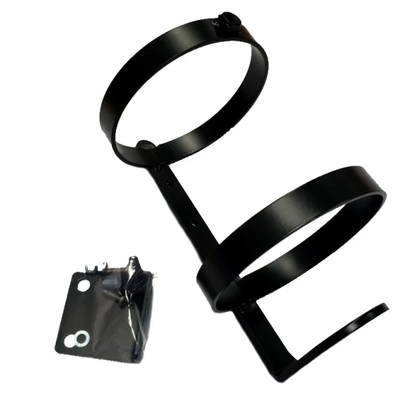 Zuurstof Fleshouder rond 125 mm breedt, hoogte 22cm