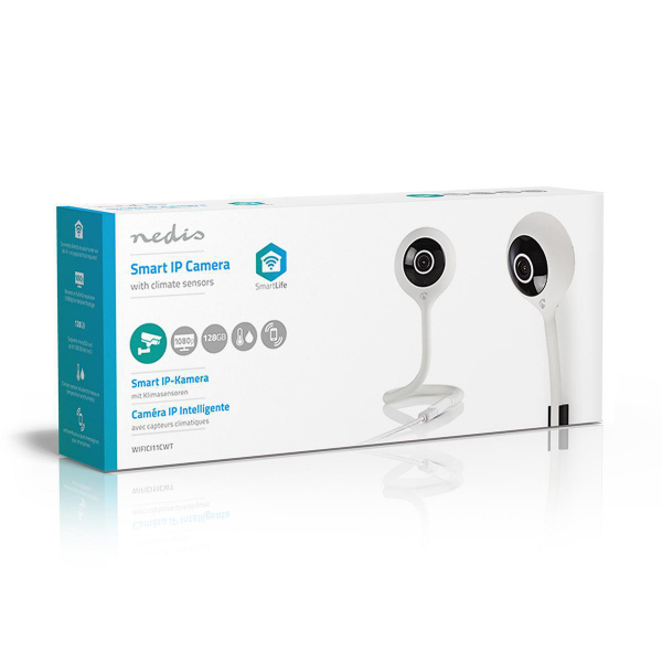 Wi-Fi smart IP-camera | Klimaatsensor | Full-HD 1080p - Afbeelding 9