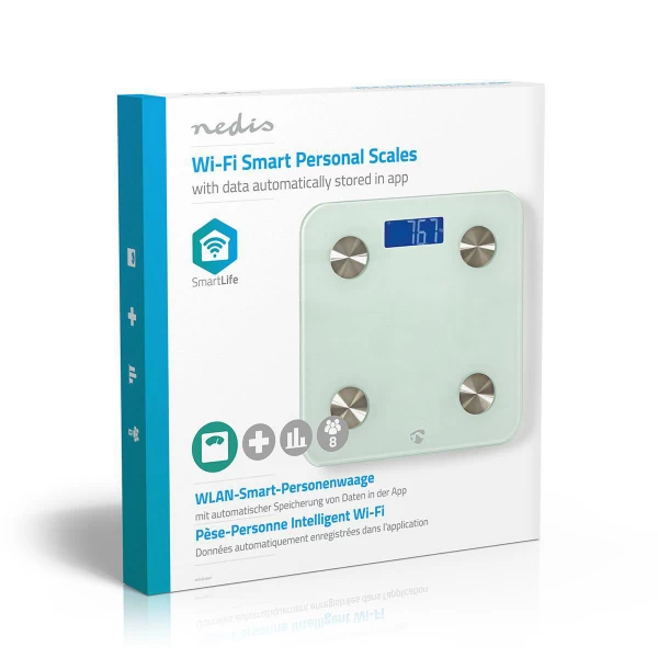 Wi-Fi smart personenweegschaal | BMI, Vet-, Water-, Bot-, Spieren-, Eiwitgehalte | Gehard Glas | 8 Personen - Afbeelding 7