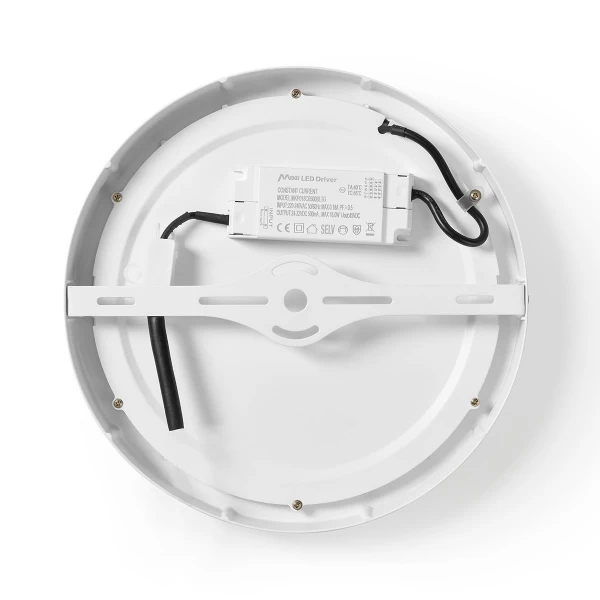 Wi-Fi Smart Plafondlamp | Rond | ø 30 cm | Warm tot Koel Wit | 1400 lm | 18 W | Slank Design | Aluminium - Afbeelding 6