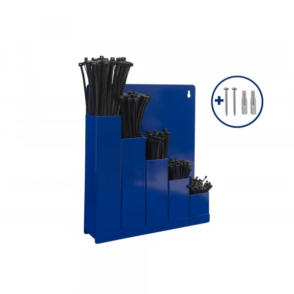 Kabelbinder opbergbox met 500 tyraps