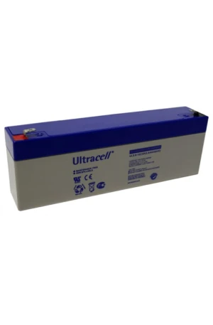 Accu Ultracell 12V-2600mAh (2.6Ah), afmeting 180x35x61mm