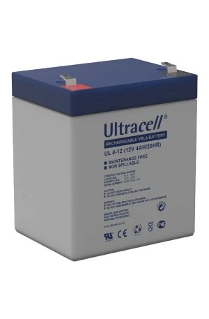 Accu Ultracell 12V-4000mAh (4Ah), afmeting 101x70x90mm