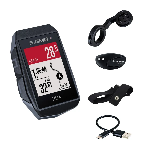 Kilometerteller Sigma Rox 11.1 Evo GPS Fietsnavigatie HR - Zwart - Afbeelding 6