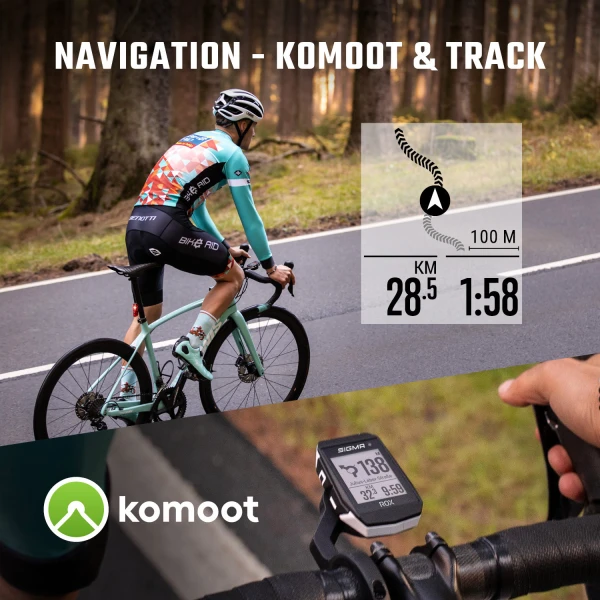 Kilometerteller Sigma Rox 11.1 Evo GPS Fietsnavigatie HR - Zwart - Afbeelding 2