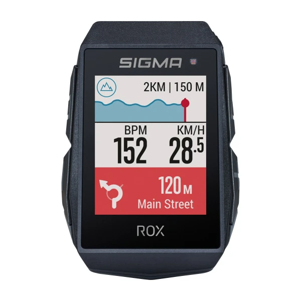 Kilometerteller Sigma Rox 11.1 Evo GPS Fietsnavigatie HR - Zwart