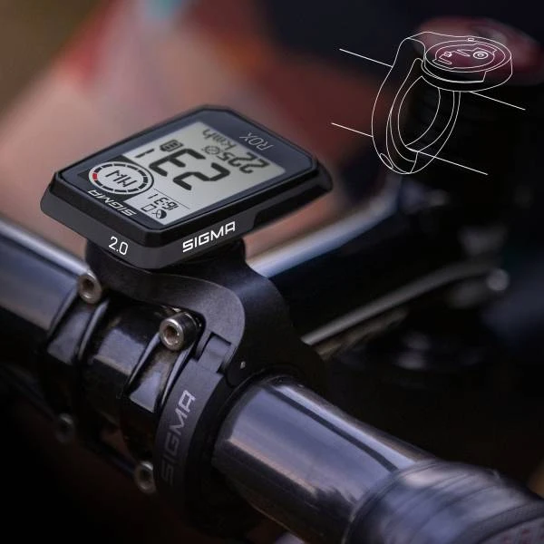 Kilometerteller Sigma Rox 2.0 GPS Fietsnavigatie + Stuurhouder - Zwart - Afbeelding 5