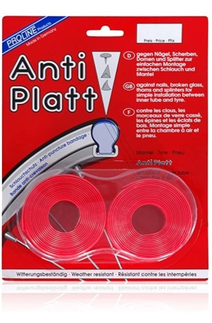Proline lekstrip Antiplat 25mm 28“x 1.1/16“ (25/28-622), Rood