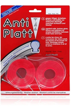 Proline lekstrip Antiplat 25mm 28“x 1.1/16“ (25/28-622), Rood